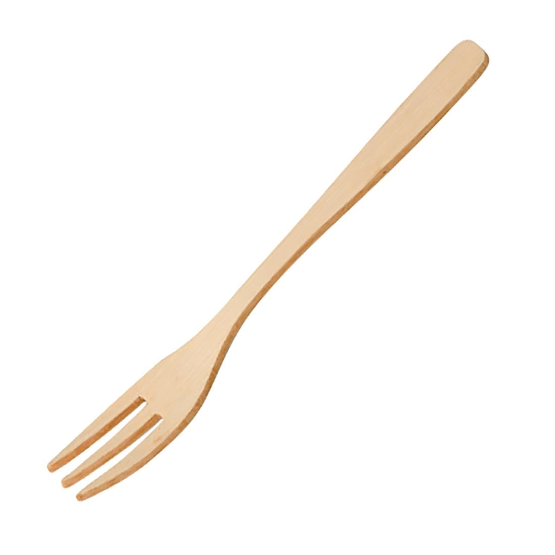 Mini fourchettes en bambou Sier Disposables 98mm (lot de 200)
