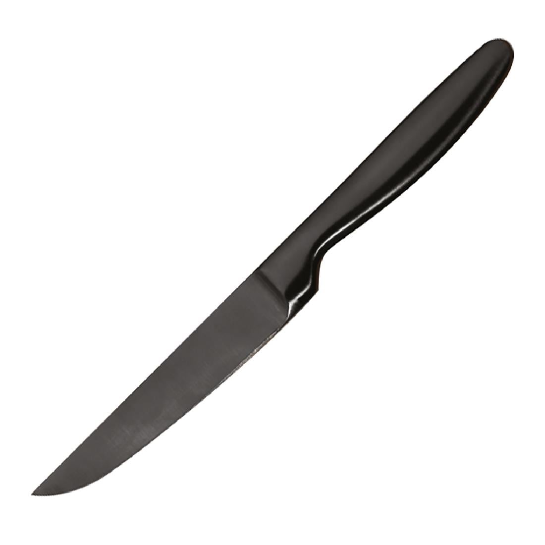 Couteaux à steak Comas Boj gris acier satiné (Boîte de 6) - NISBETS