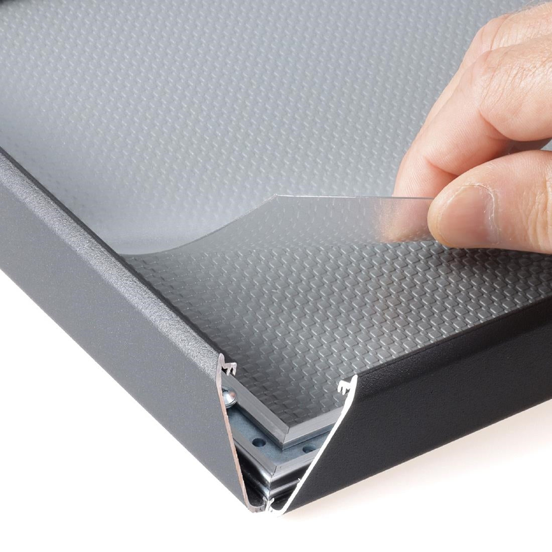 Cadre clipsable Europel A4 25mm noir mat