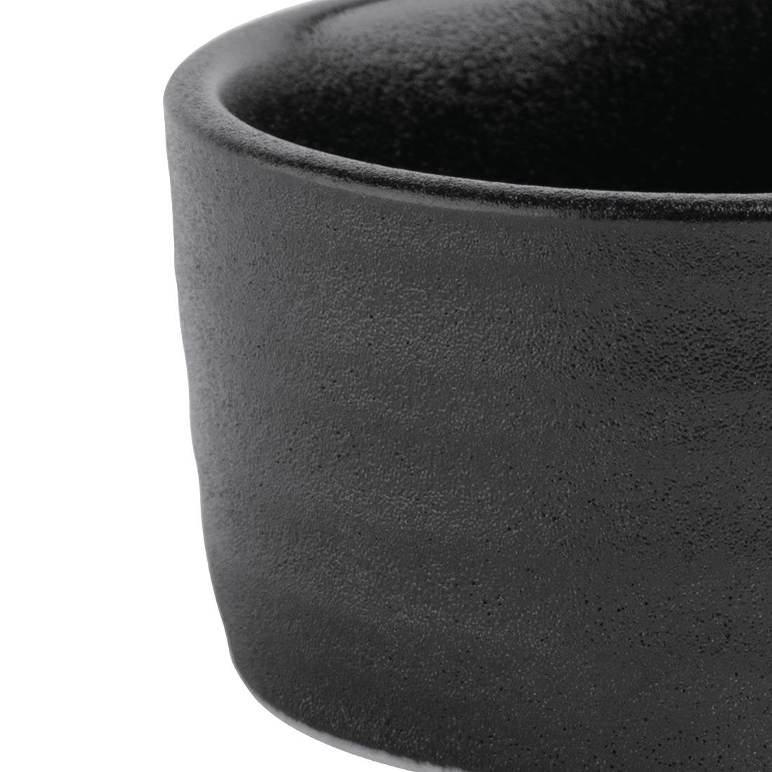 Pots à sauce noirs Olympia Cavolo 67mm (lot de 12)