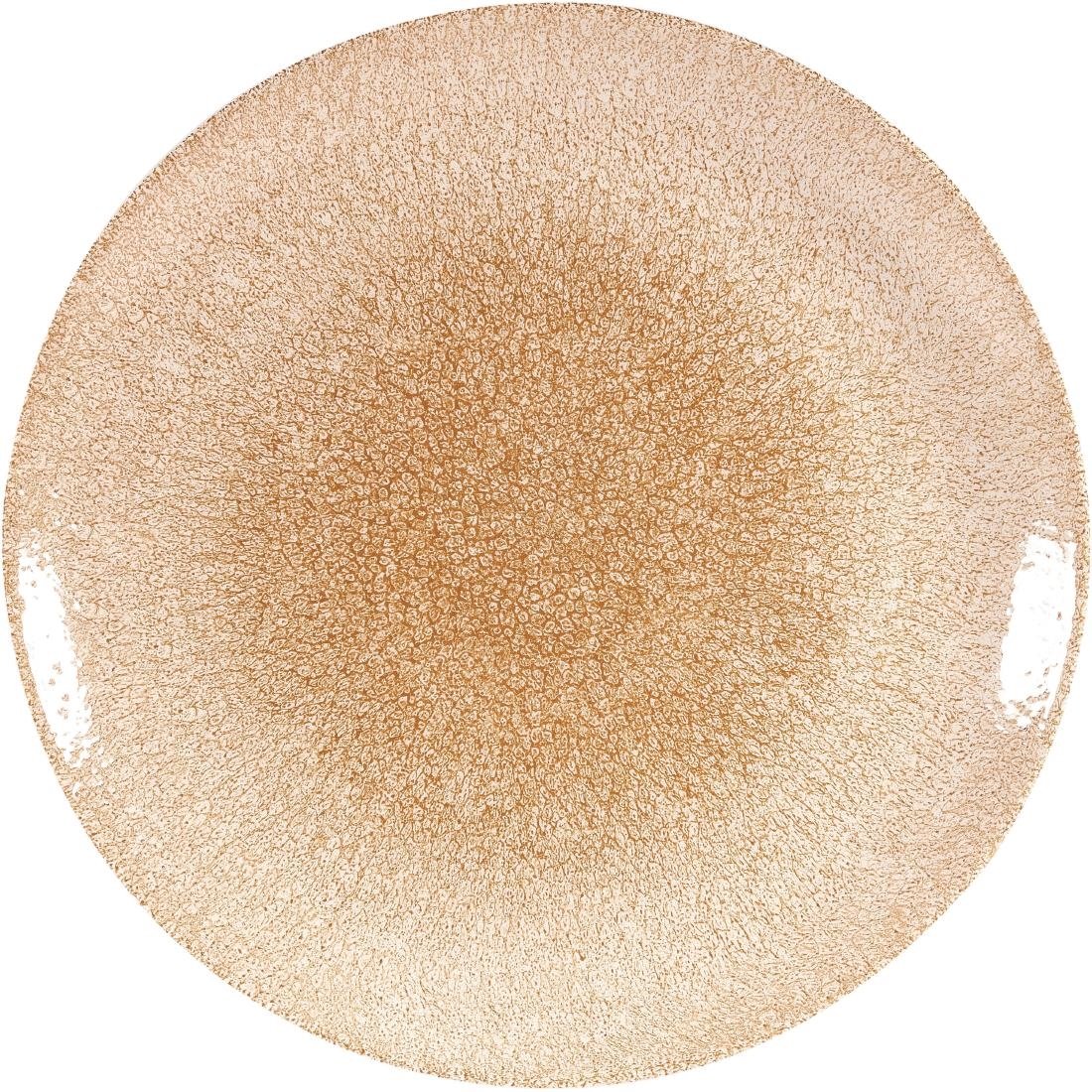 Assiettes rondes Churchill Studio Prints Raku Garnet Orange 288mm (Lot de 12)