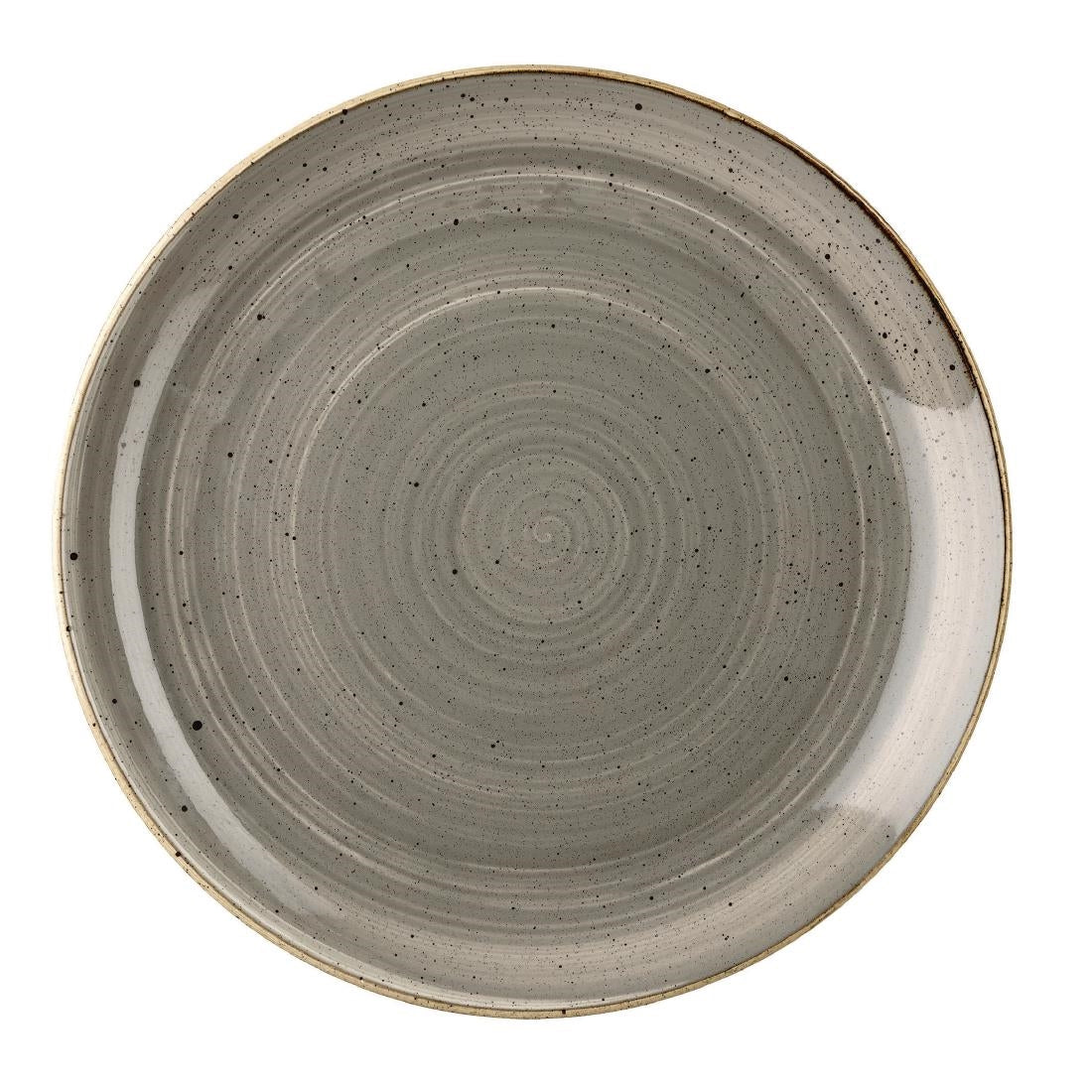 Assiettes rondes Churchill Stonecast Grey Evolve 324mm (Lot de 6)