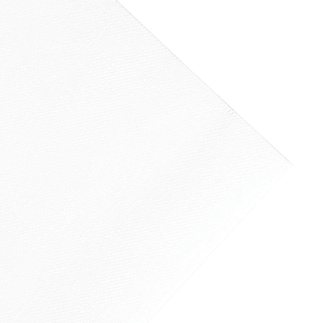 Serviettes déjeuner ouate blanches compostables Duni 400mm (lot de 750) - NISBETS