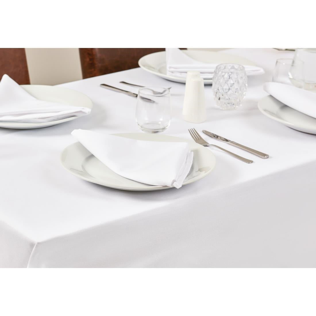 Nappe blanche Mitre Limetree 1600 x 1600mm - NISBETS