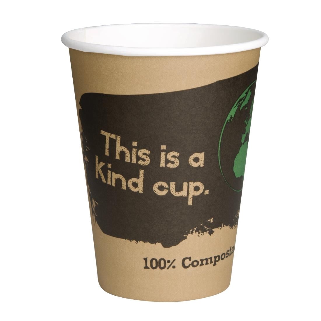 Gobelets boissons chaudes PLA simple paroi compostables 34 cl Fiesta Compostable (x1000) - NISBETS