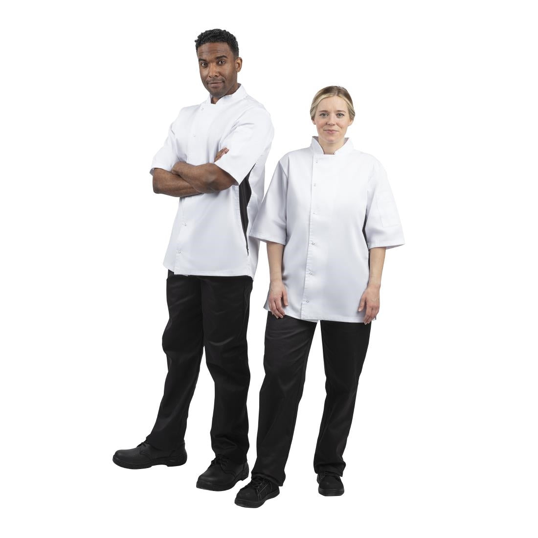 Veste de cuisine mixte Whites Nevada blanche - NISBETS
