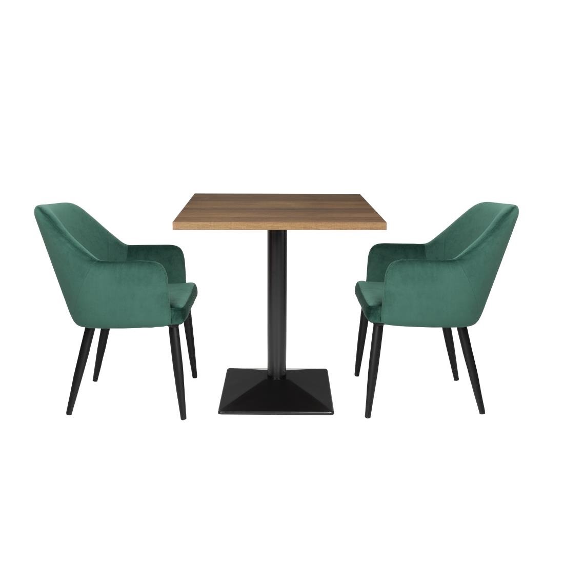 Table carrée Bolero Complete 700mm