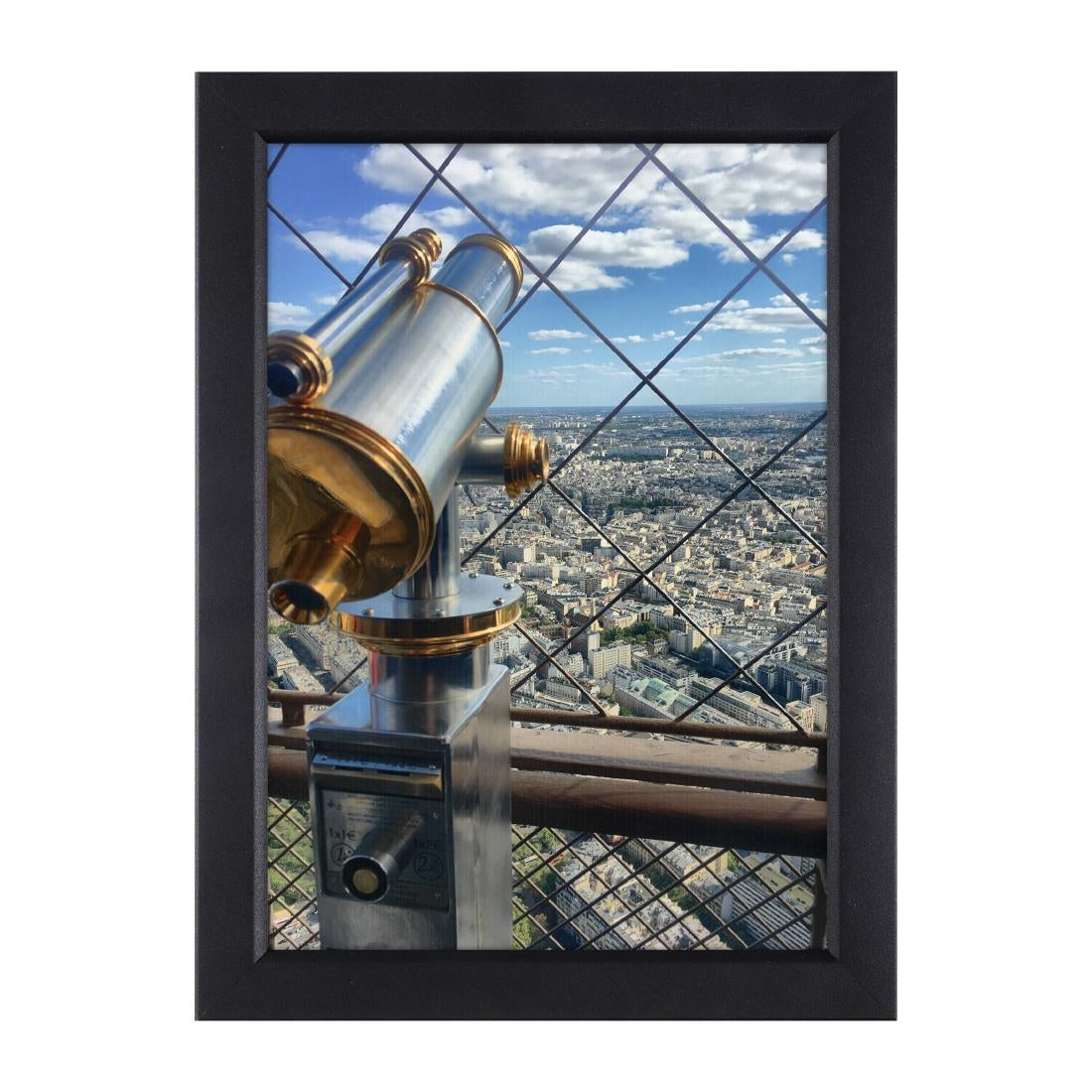 Cadre clipsable Europel A4 25mm noir mat