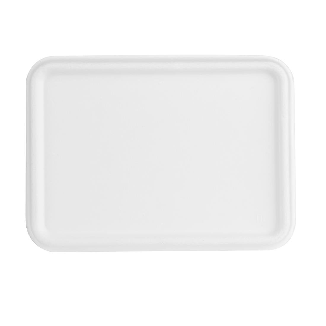 Couvercles en bagasse Fiesta Compostable pour barquettes en bagasse (lot de 100)