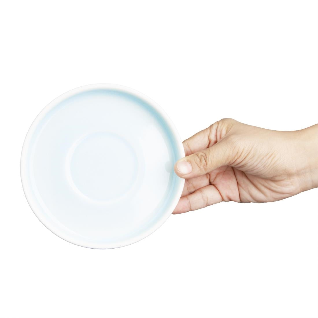 Soucoupes Olympia Fondant bleues 135mm (lot de 6) - NISBETS
