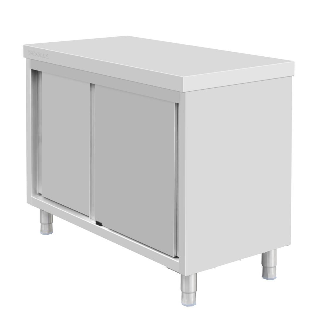 Armoire sur pieds en acier inoxydable Vogue 900x1200x600mm