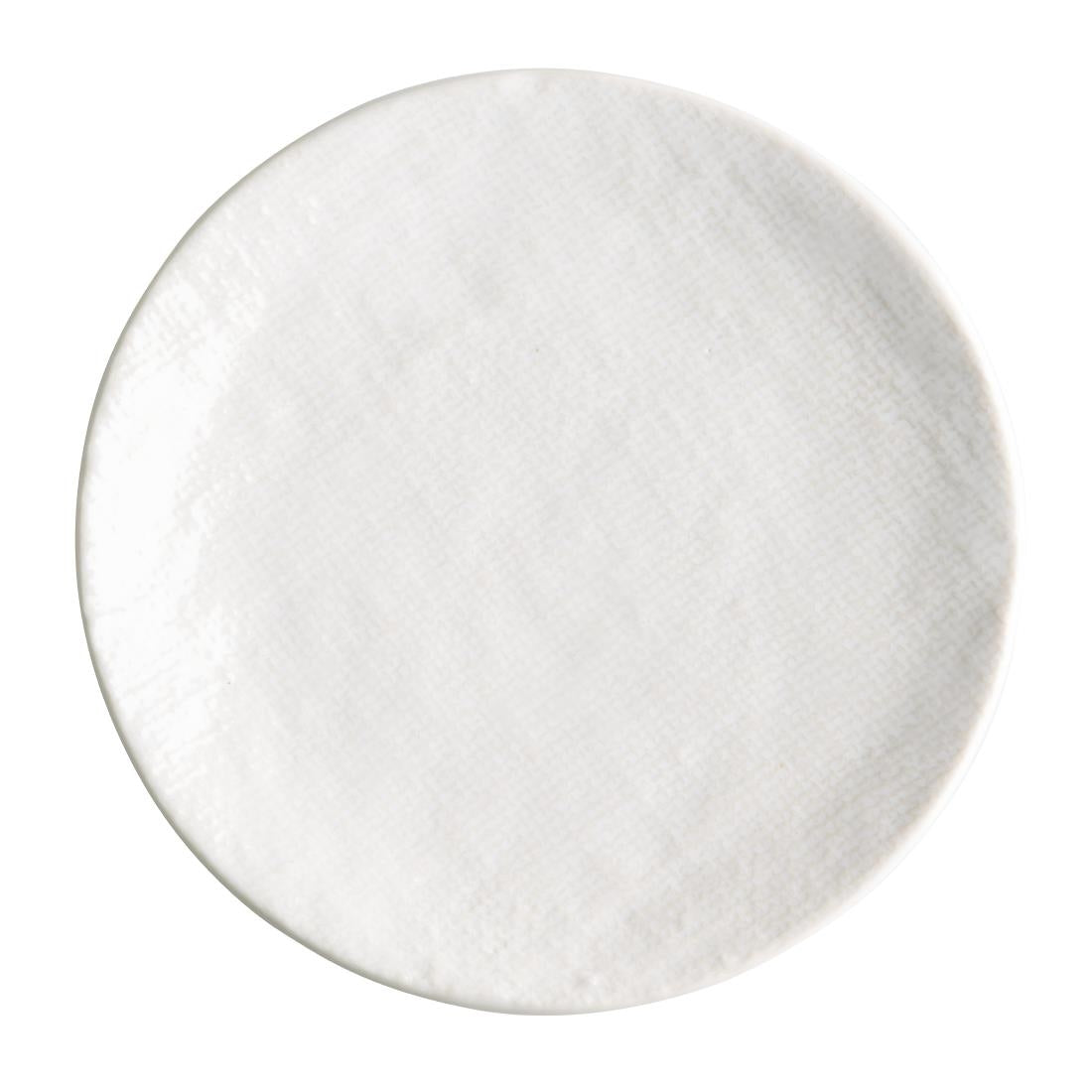 Assiettes plates Olympia Denim White 230 mm (lot de 6)