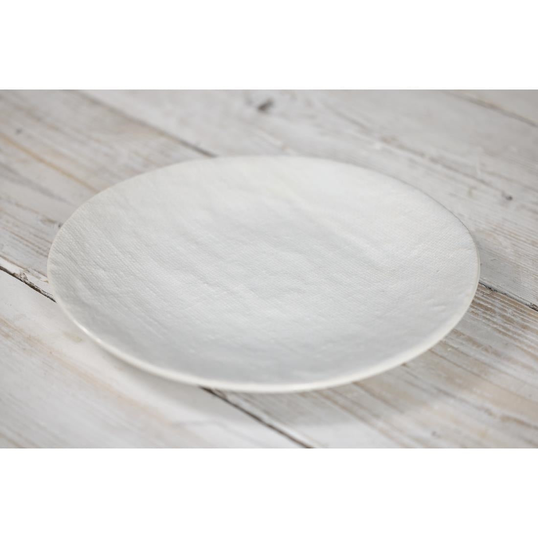 Assiettes plates Olympia Denim White 230 mm (lot de 6)
