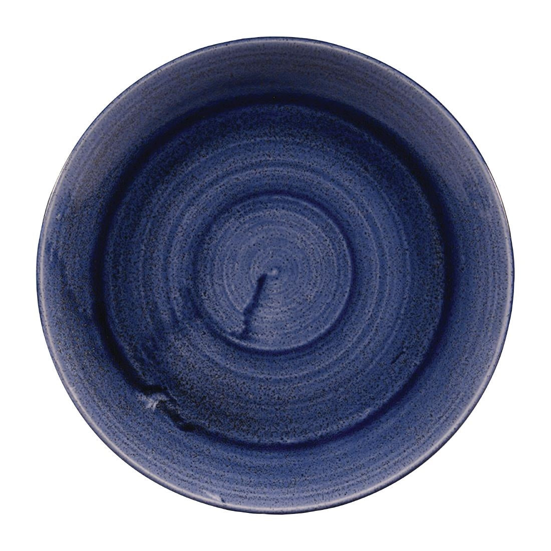 Assiettes rondes Churchill Stonecast Patina Cobalt 260mm (Lot de 12)