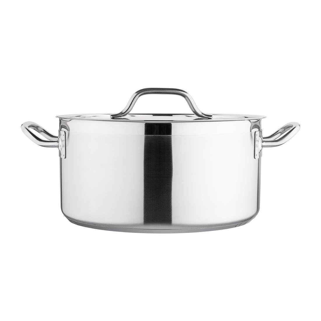 Braisière inox avec couvercle Nisbets Essentials 32 cm