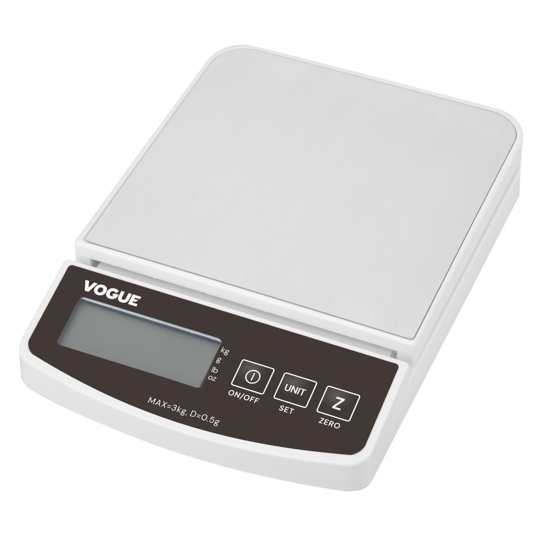 Balance électronique Vogue 3kg graduations 0,5g
