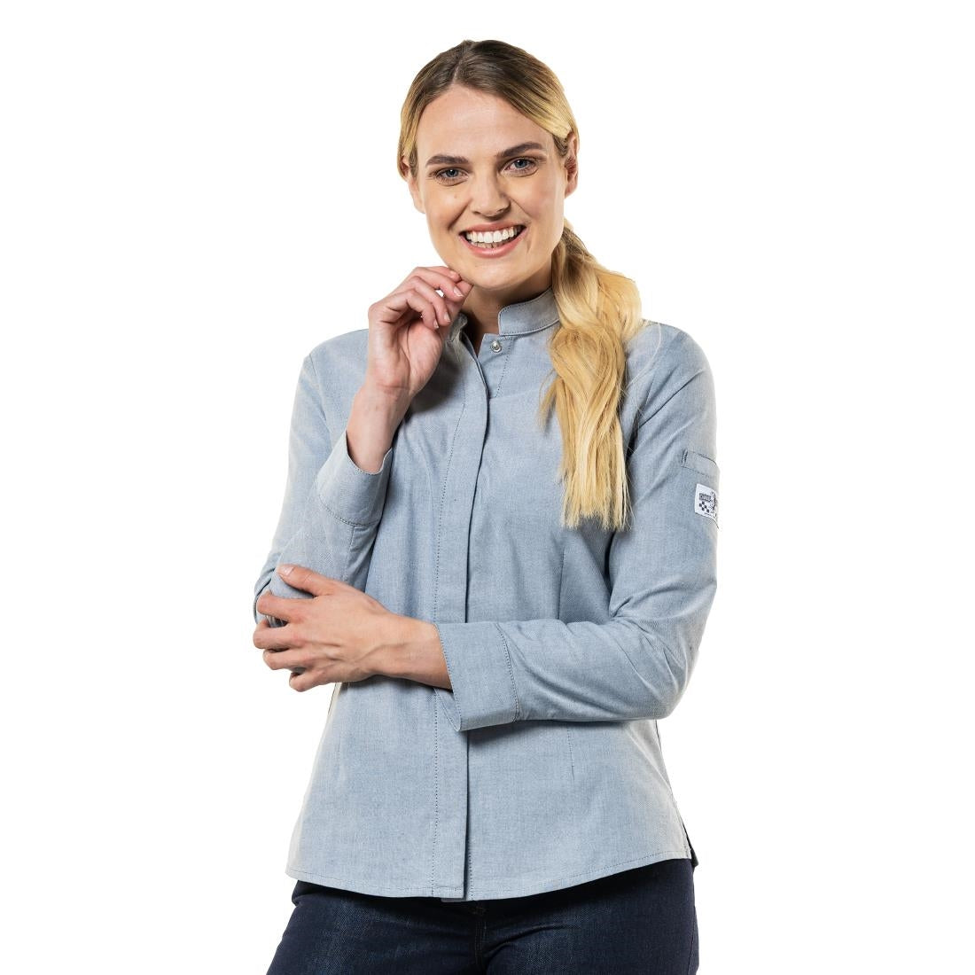 Veste de cuisine femme grise Chaud Devant Nordic - Taille S