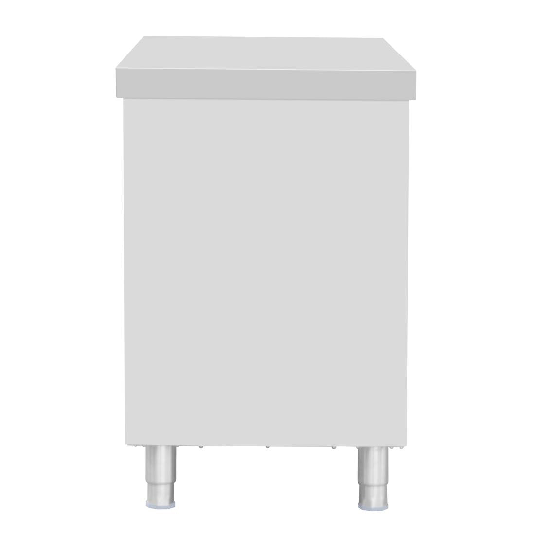 Armoire sur pieds en acier inoxydable Vogue 900x1200x600mm