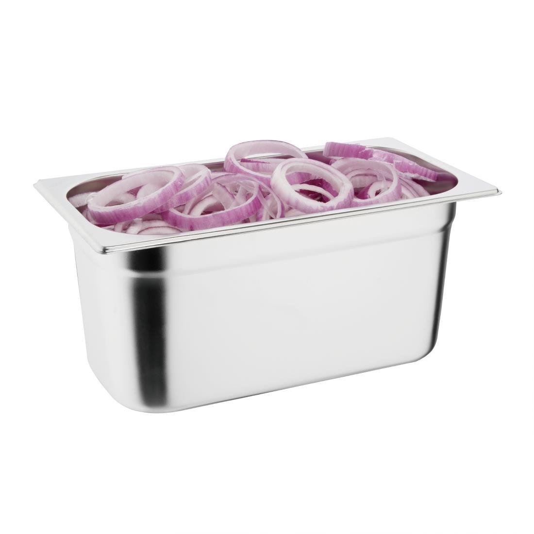 Ensemble inox 3 GN 1/3 avec couvercles Vogue