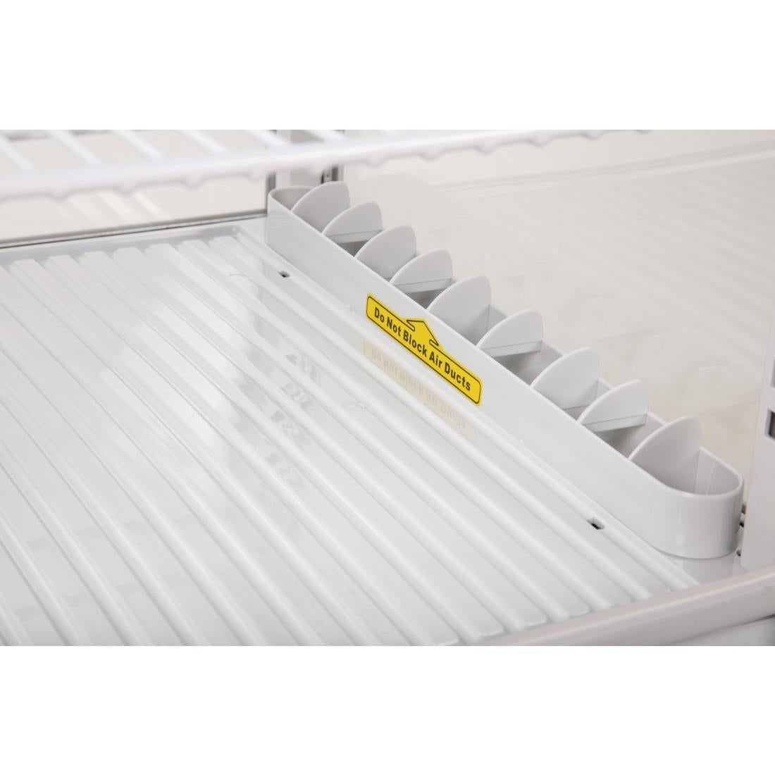 Vitrine réfrigérée économe en énergie Polar série C blanche 68L