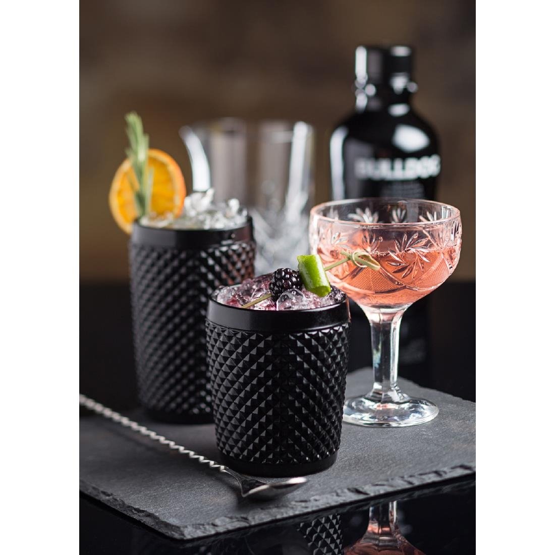 Verres à whisky Utopia Dante Onyx 350ml (lot de 6)