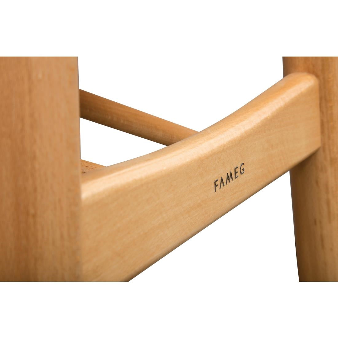 Chaises en bois courbé Fameg Cowhorn hêtre naturel (lot de 2)