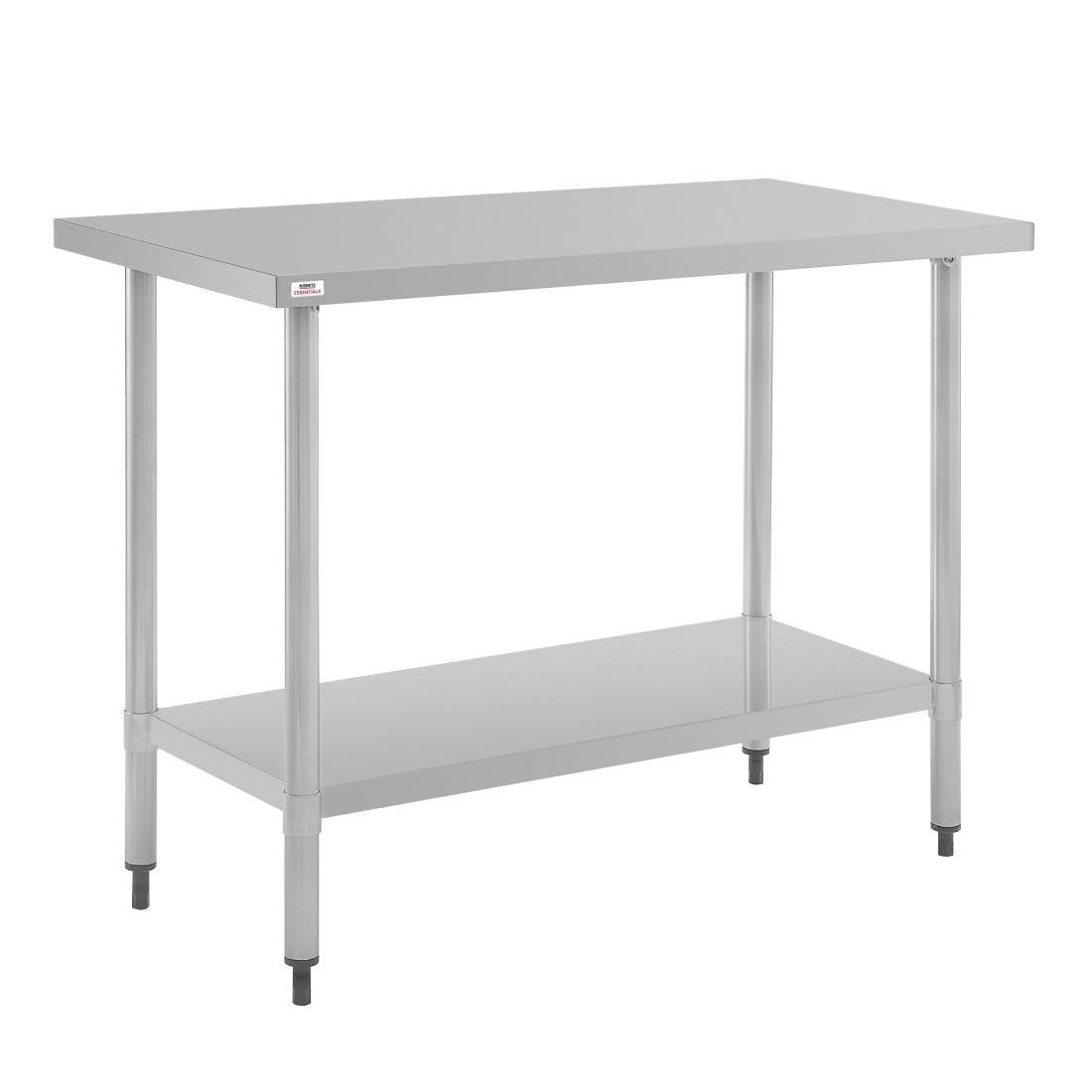 Table inox Nisbets Essentials 120 x 60 cm - NISBETS