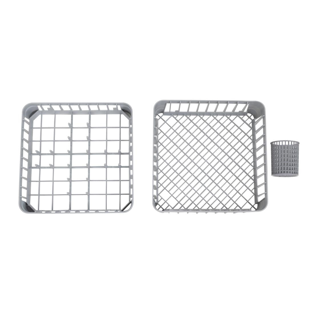 Lave-verres digital Buffalo avec pompe de vidange casier 400mm