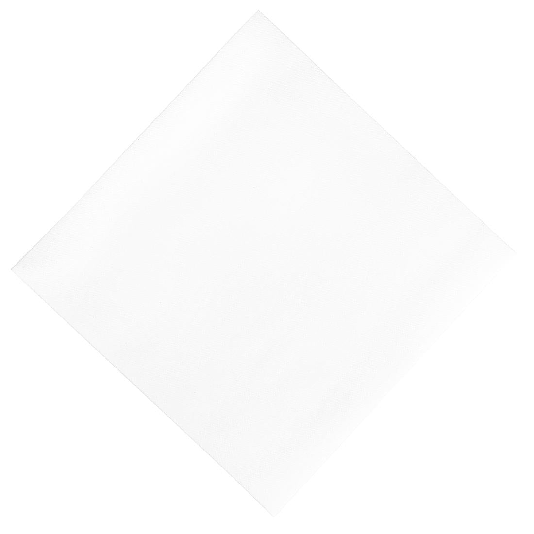 Serviettes déjeuner ouate blanches compostables Duni 400mm (lot de 750) - NISBETS