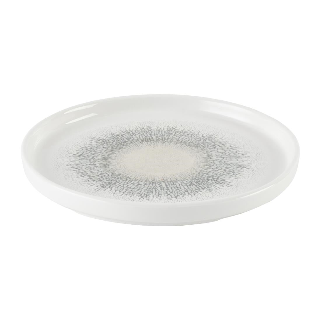 Assiettes avec rebord Churchill Studio Prints Fusion Agate Grey 210mm (Lot de 6)