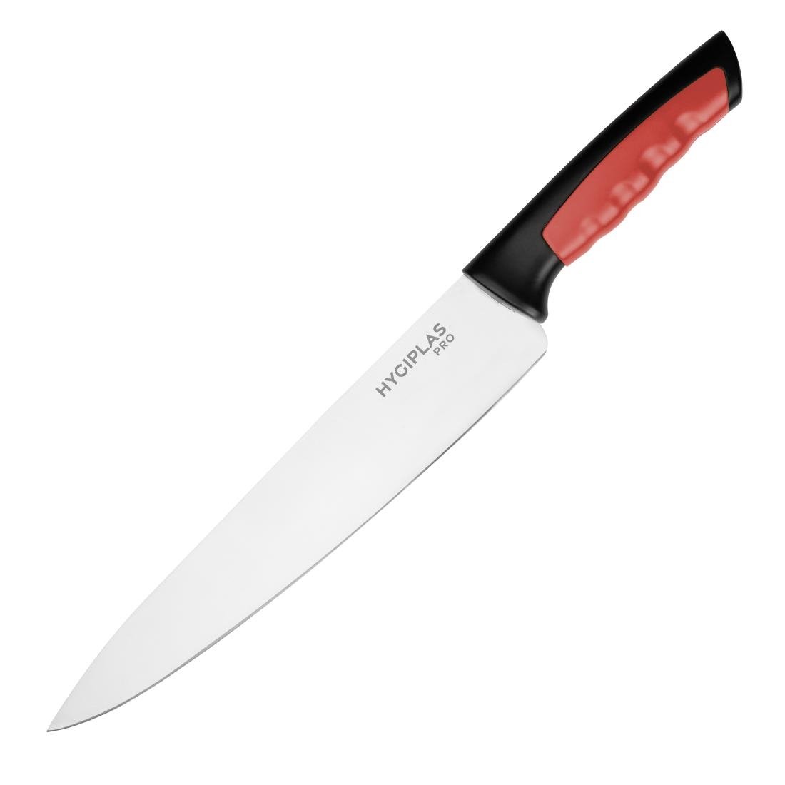 Couteau de cuisine Hygiplas Pro rouge 25cm - NISBETS