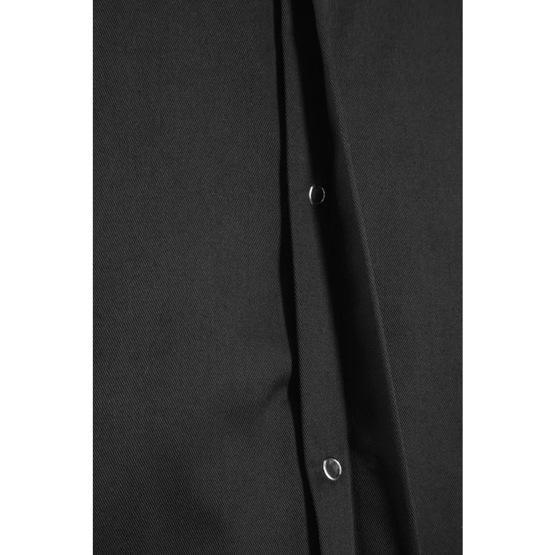 Veste col officier Southside noire - NISBETS