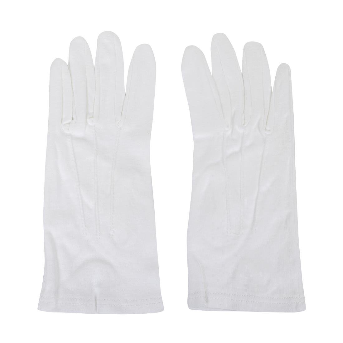 Gants de service pour homme blancs - NISBETS