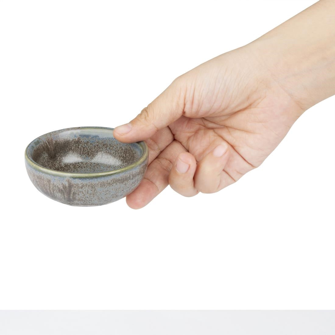 Pots à sauce Olympia Ember Blue 78 mm (lot de 8)