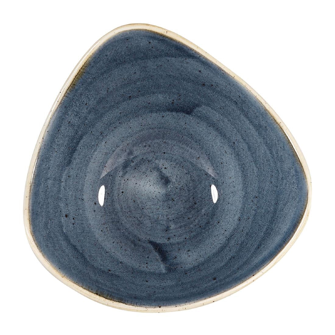 Bols triangulaires Churchill Stonecast Blueberry 153mm (Lot de 12)