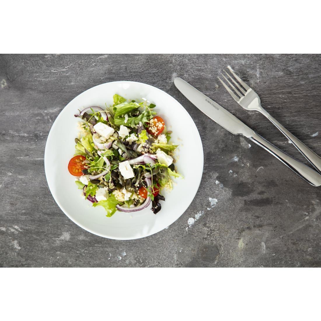 Assiettes plates rondes Olympia 200mm (Lot de 12)