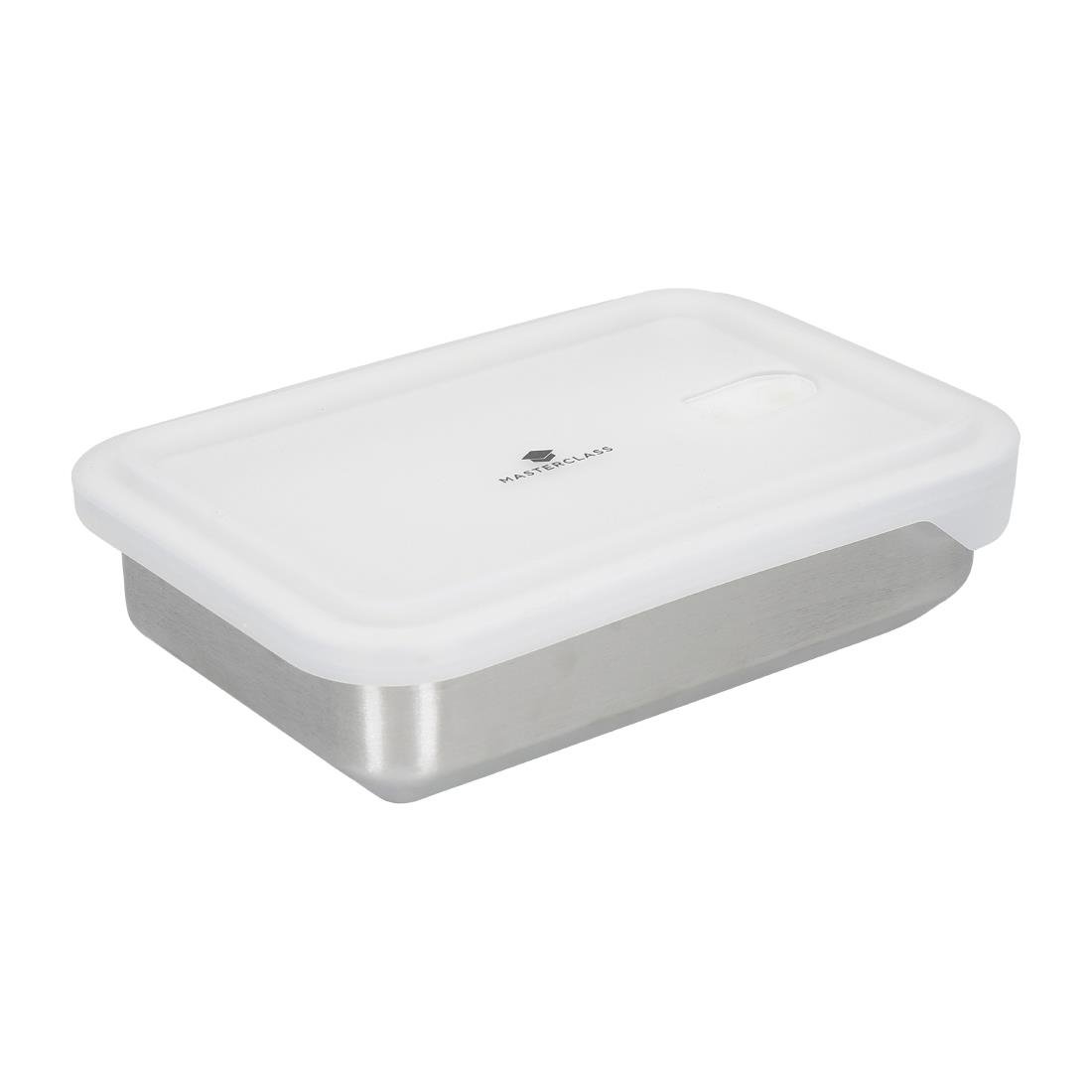 Plat de stockage alimentaire en acier inoxydable tout-en-un Masterclass 1,3L