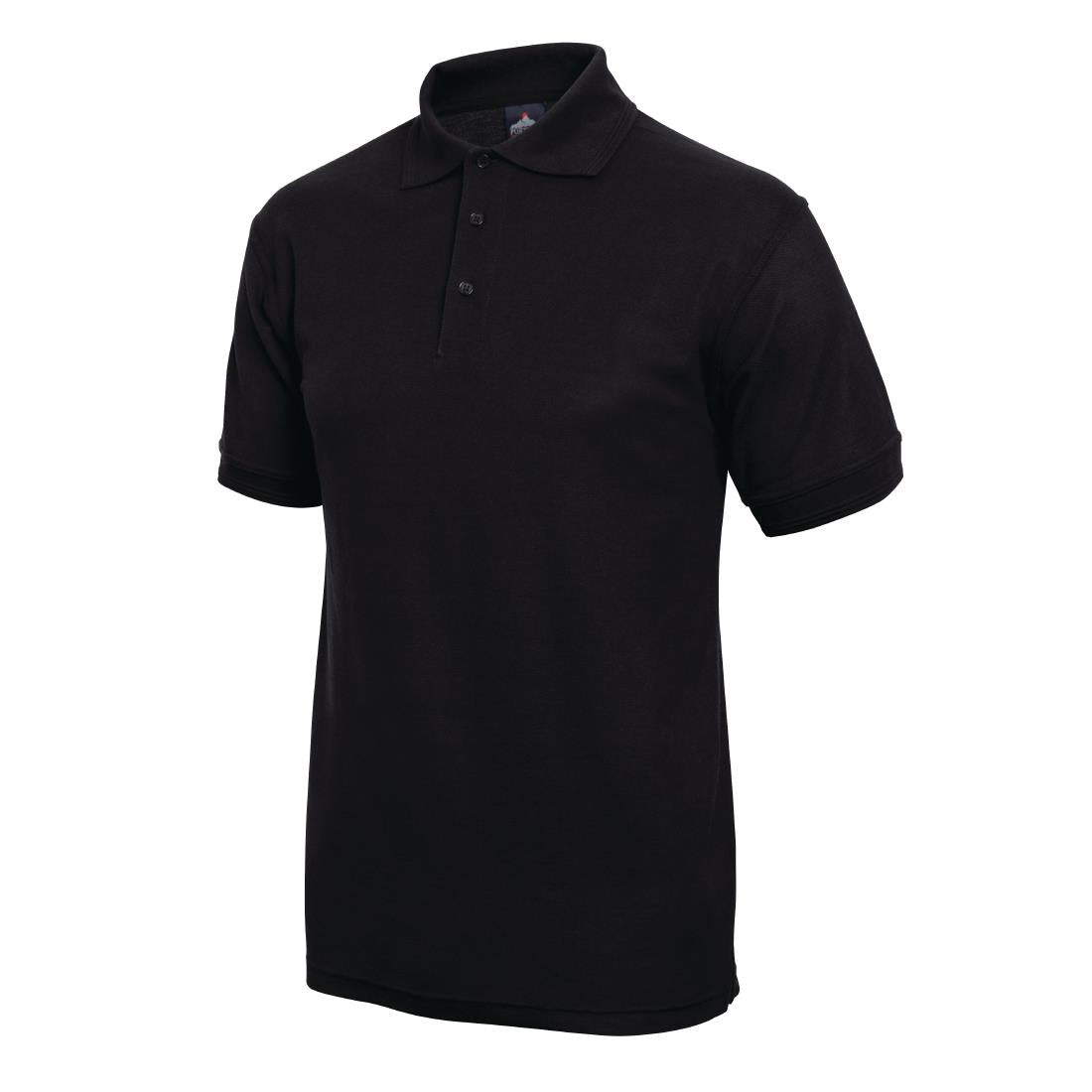 Polo mixte noir - Taille M
