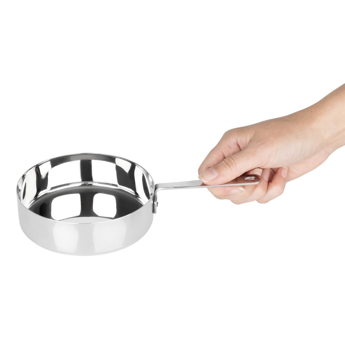 Mini casserole en inox Olympia Table Presentation 125x35mm