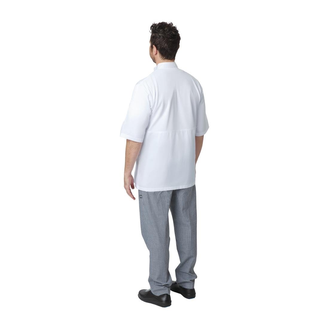 Veste de cuisine mixte blanche Chef Works Montreal Cool Vent - NISBETS