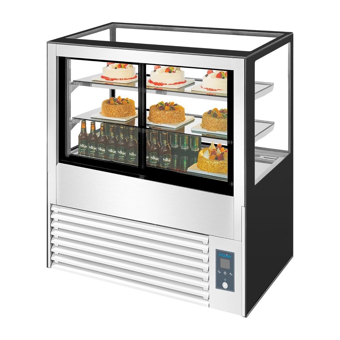 Vitrine à pâtisserie réfrigérée Polar Série U 285L