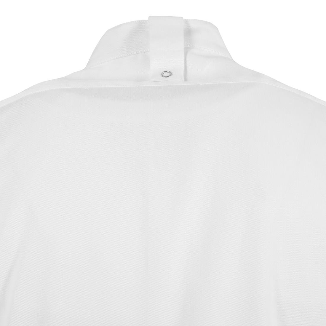 Veste col officier Southside blanche - NISBETS