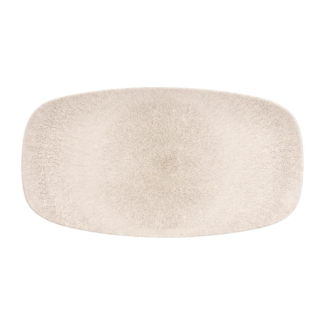 Assiettes oblongues Churchill Studio Prints Raku Agate Grey 355mm (Lot de 6)