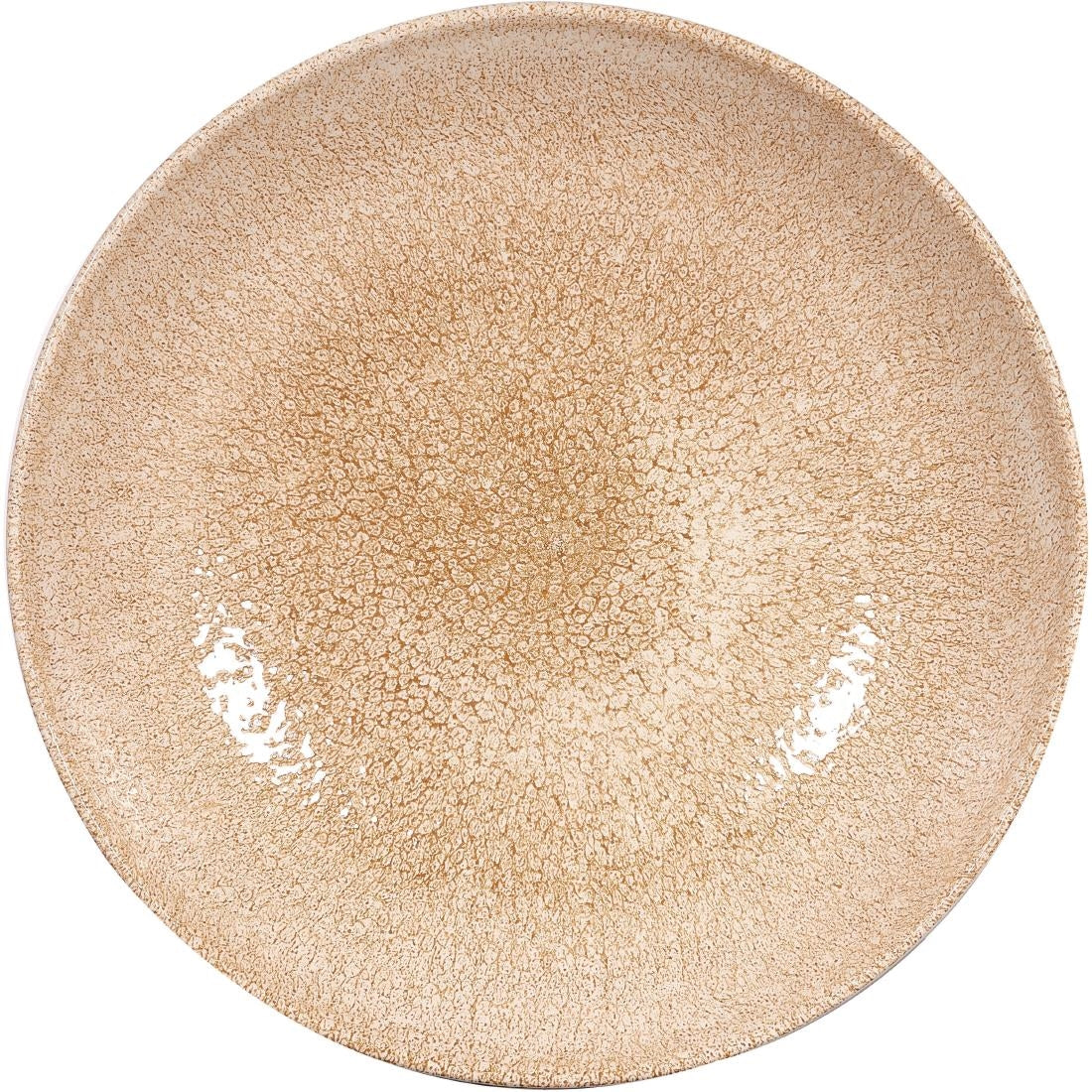 Assiettes coupe ronde Churchill Studio Prints Raku Garnet Orange 182mm (Lot de 12)