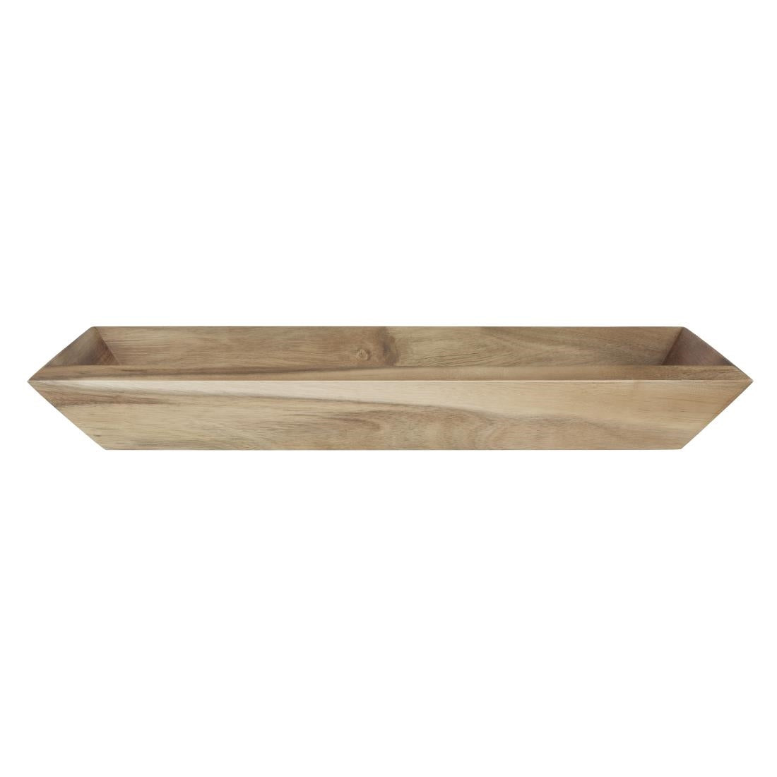 Plateau rectangulaire en acacia Olympia 380x180mm