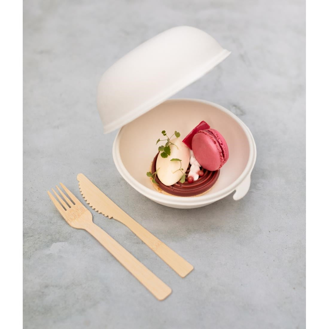 Fourchettes en bambou Sier Disposables 170 mm (lot de 50)