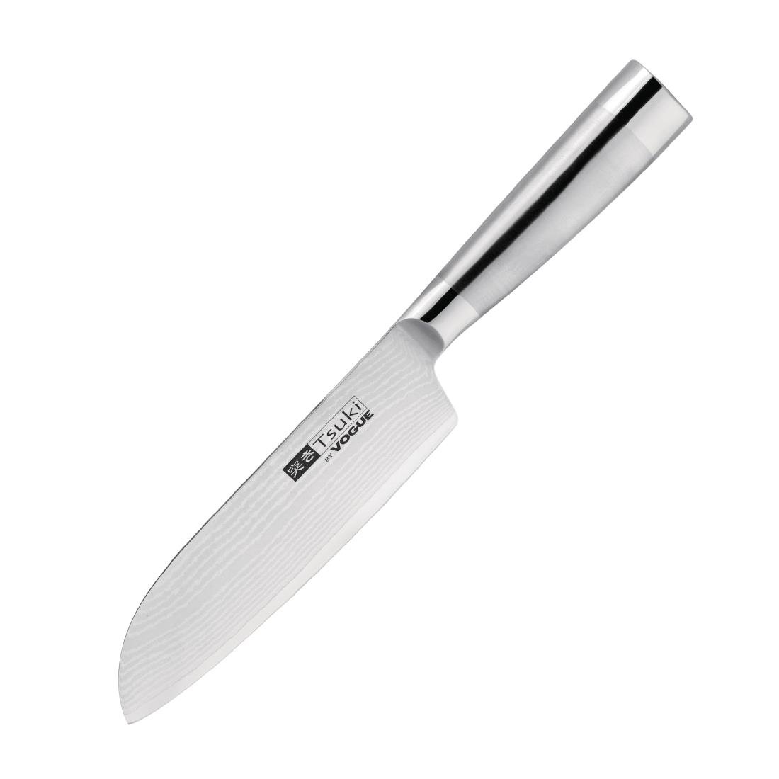 Couteau japonais Santoku Series 8 Vogue Tsuki 17,5cm - NISBETS