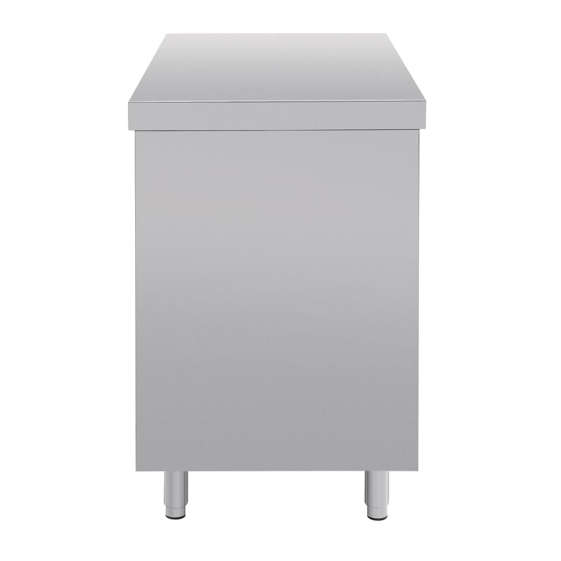 Placard sur pied en acier inoxydable Vogue 1200mm - NISBETS
