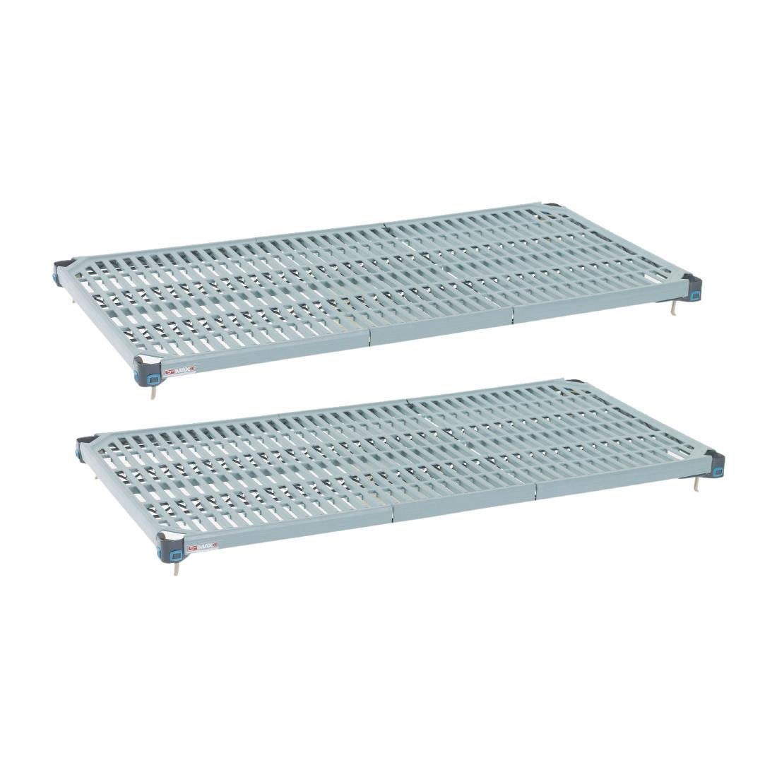 Etagères Max Q Metro 1520 x 610mm (lot de 2) - NISBETS