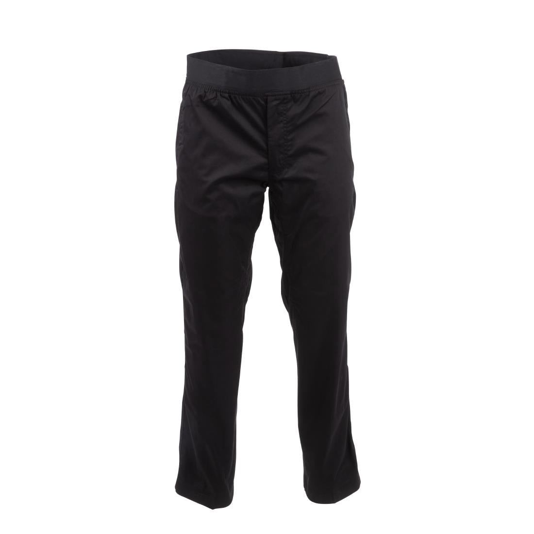 Pantalon slim léger homme Chef Works noir - NISBETS
